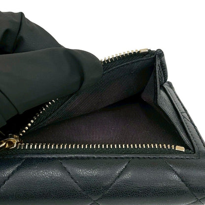 Chanel CC Logo Lambskin Leather — view 10