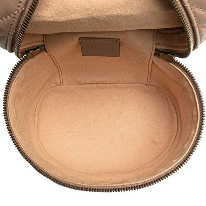 Gucci GG Marmont Quilted Backpack 598594 Beige Leather Women Gucci