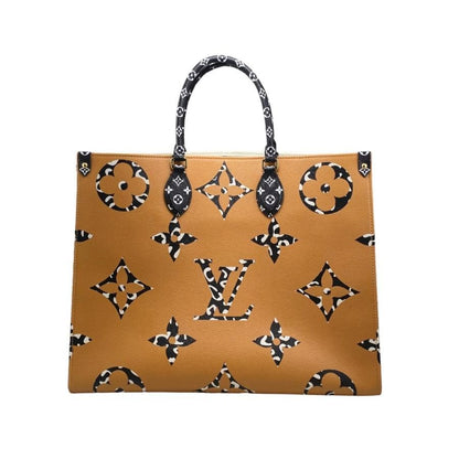 Louis Vuitton Tote Bag On-the-go GM M44675 Monogram/jungle Ivoire Brown Louis