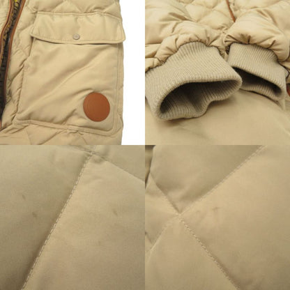 Hermes Reversible Long Down Jacket With Belt Leather Patch H Logo Allover Serie