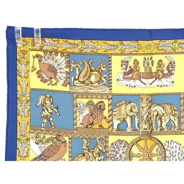 Hermes Torana Carre 45 Petit Gavroche 100% Silk Scarf Handkerch — view 3