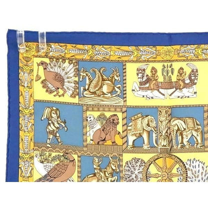 Hermes Torana Carre 45 Petit Gavroche 100% Silk Scarf Handkerch — view 3