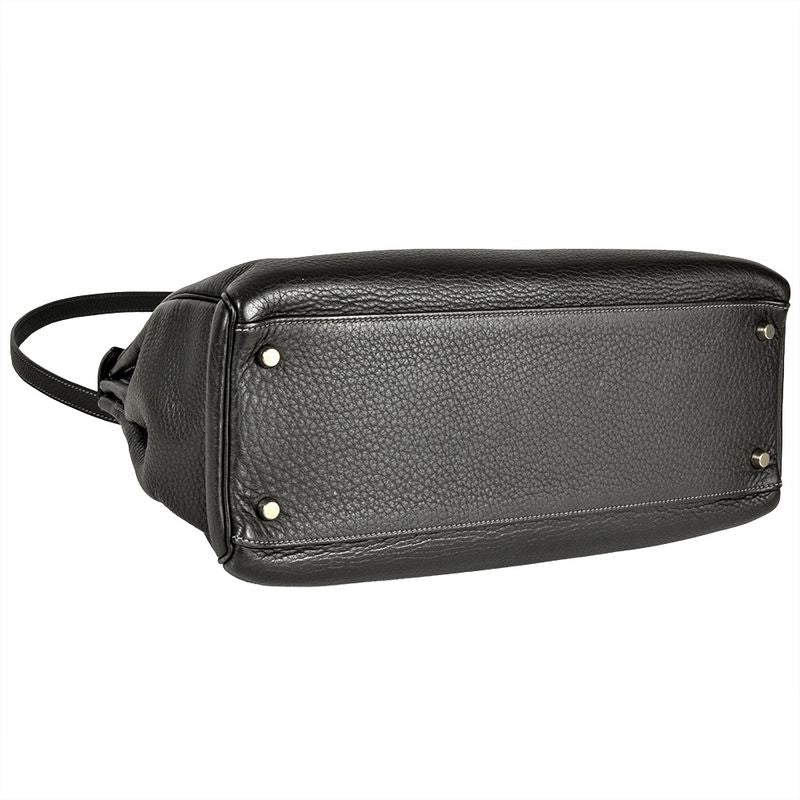 Hermes Kelly 35 Handbag Togo Engraved □H Graphite Internal Stitching