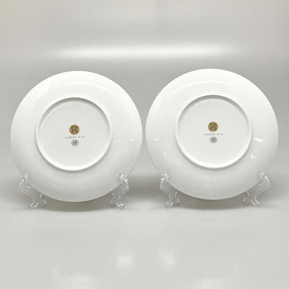 Hermes Like Tableware Mosaic 24 Gray X Orange X Multi Plate X 2 Pieces / Large