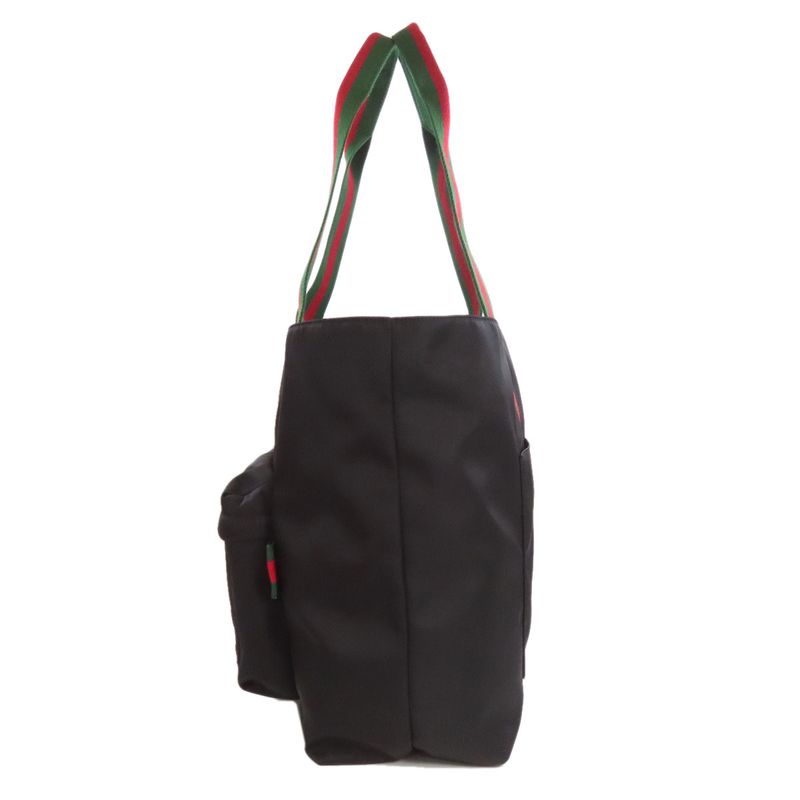 Gucci 802172 Large Tote Sherry Line Tote Bag Nylon Women