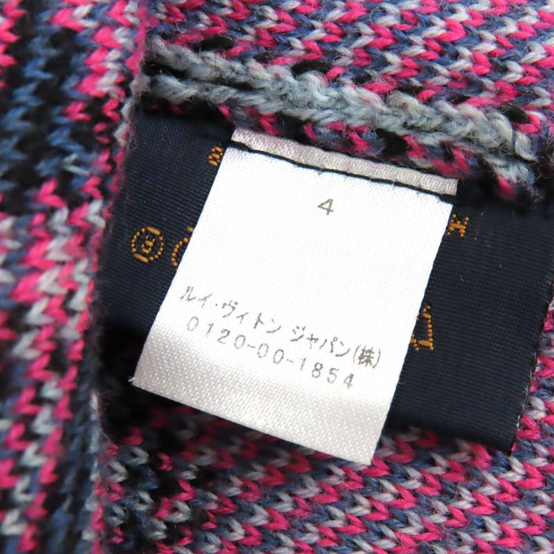 Louis Vuitton M73898 Bonnet Giant Pop Monogram 100% Wool Beanie Knit Cap Knit