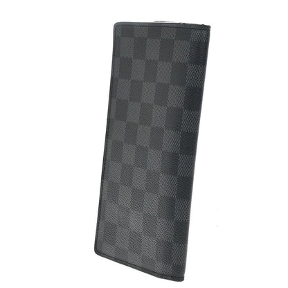 Louis Vuitton Portefeuille Folding Billfold Damier Graphite N62227 64ka828