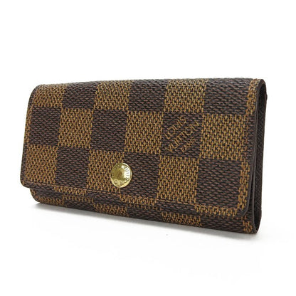 Louis Vuitton Key Case Multicles 4 Damier Canvas Brown Small Items