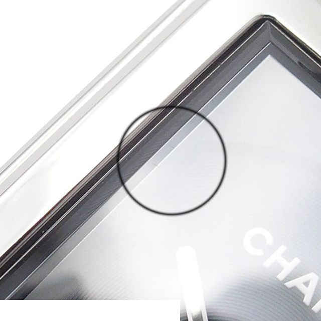 Chanel Boyfriend Black SS Tweed Leather Watch Quartz — view 7