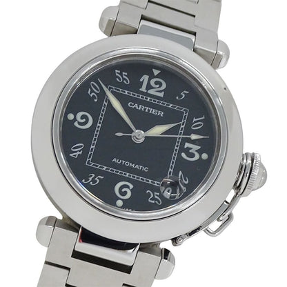 Cartier Watch Boys Pasha C Date Automatic Winding at Stainless Steel Silver