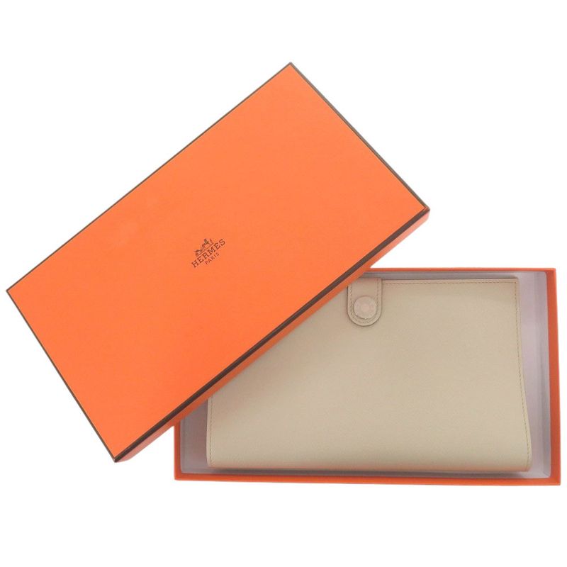 Hermes RMS Tutanman Evercolor Nata Silver Hardware Engraved W (2024) Long