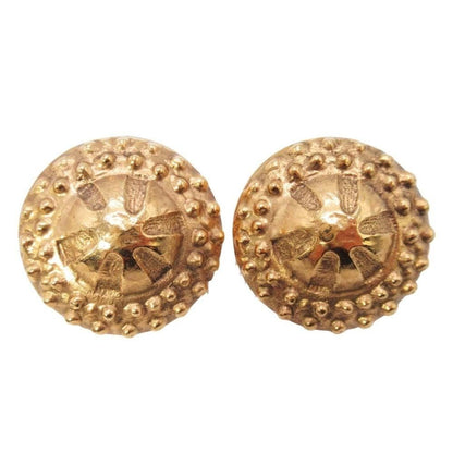Chanel Vintage Round Earrings