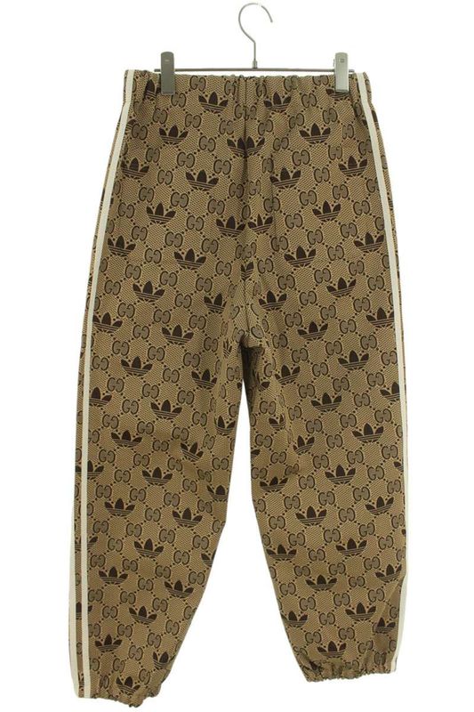 Gucci X Adidas 722980 Xje10 GG Trefoil Jacquard Long Pants Men's XS