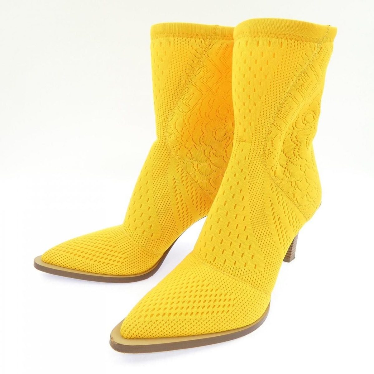 Fendi Boots Yellow — view 3