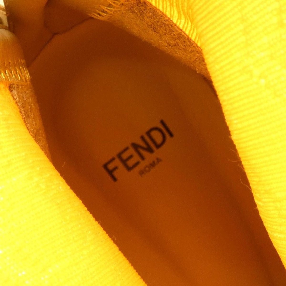 Fendi Boots Yellow — view 6