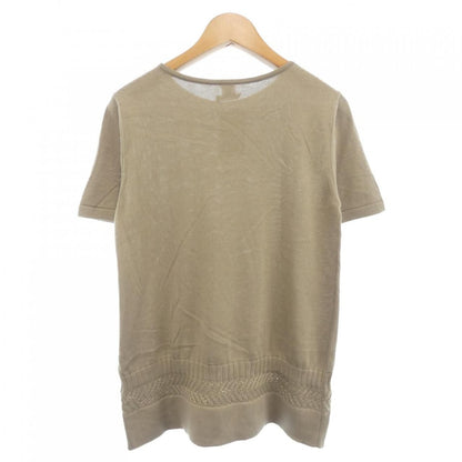 Hermes Knit Top Silk Beige — view 2