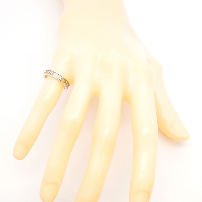 Tiffany & Co Ring Atlas Silver 925 Size 9 Ladies