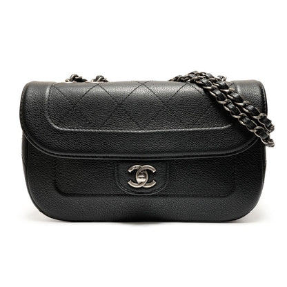 Chanel Shoulder Bag Caviar Quilted Single Flap