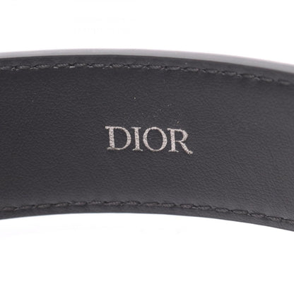 Dior Belt CD Logo Black Leather — view 4