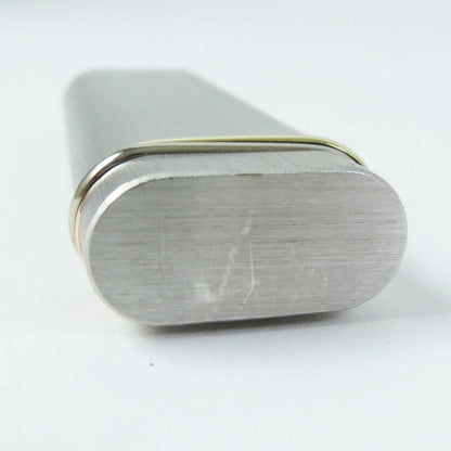 Cartier Oval Trinity New Shape Smoking Toy Gas Lighter Silver