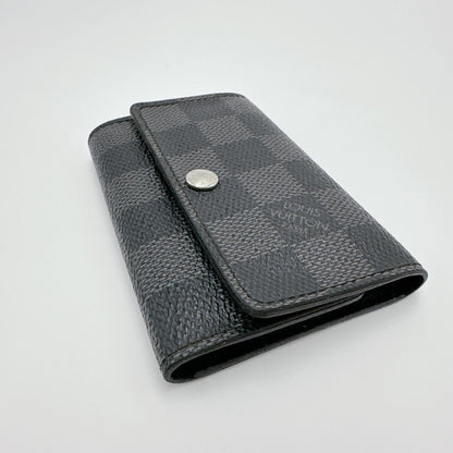 Louis Vuitton Damier Graphite 6 key Case Multicles