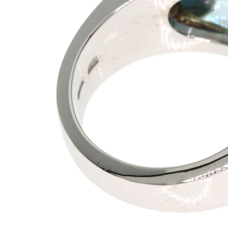 Bvlgari Bulgari Tronchetto Blue Topaz Ring - Ring 18K White Gold Ladies