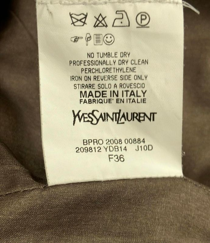 Yves Saint Laurent Tight Skirt Women's Size 36 (S) Yves Saint Laurent