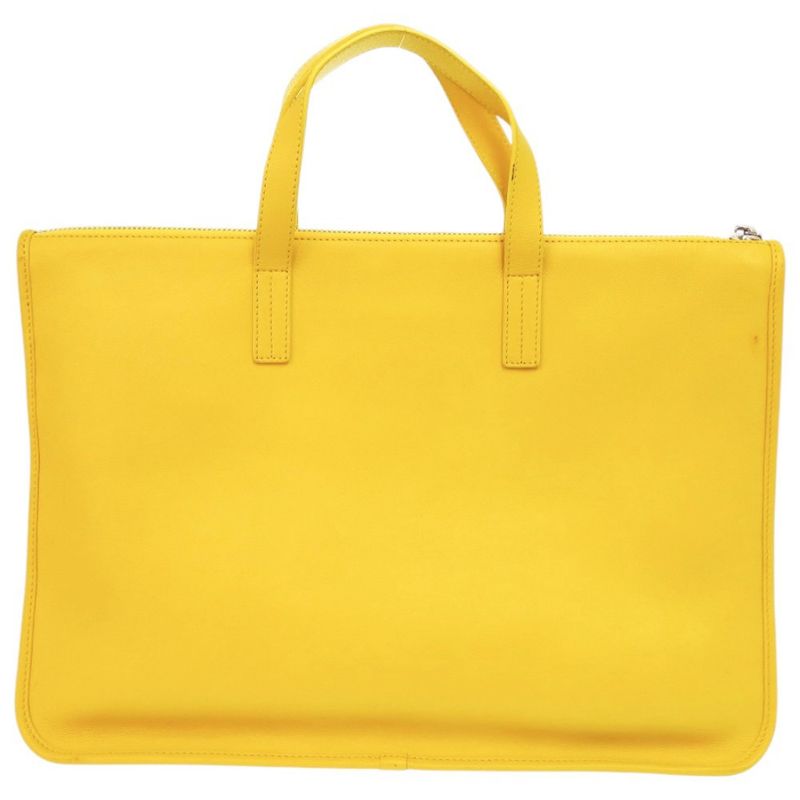 Loewe Anagram A4 Leather Yellow Business Bag 1903 Loewe