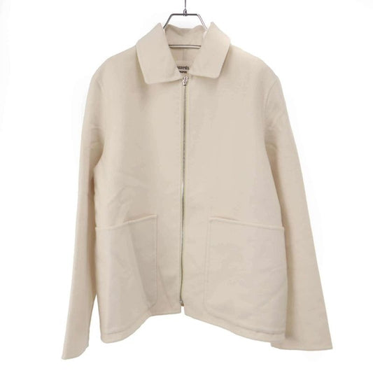 Hermes 23 SS Chaine D'ancre Cashmere Jacket 3 E0129 da Ivory 40