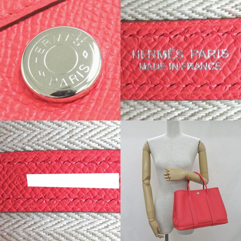 Hermes Garden Party T PM 30 Epson Rose Jaipur A Stamp 2017 Handbag