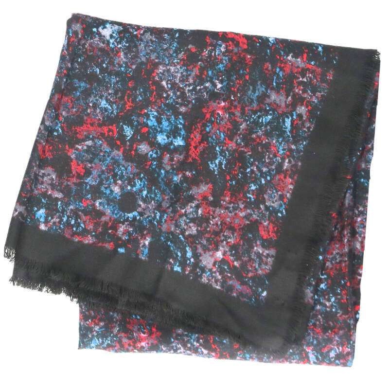 Balenciaga 392361 465b2 Paint Print Shawl Men's