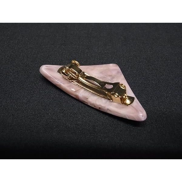 Prada Line Stone Barrette Hair Pink — view 2