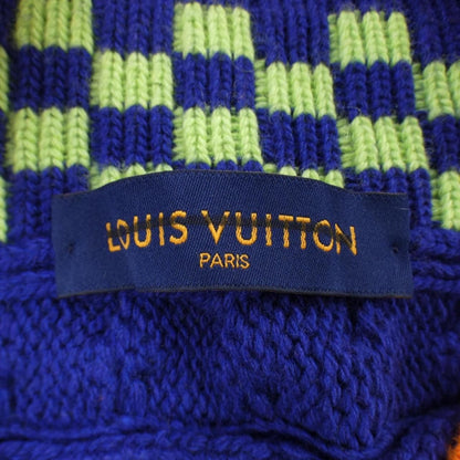 Louis Vuitton Damier Jacquard V-neck Knit Sweater — view 4