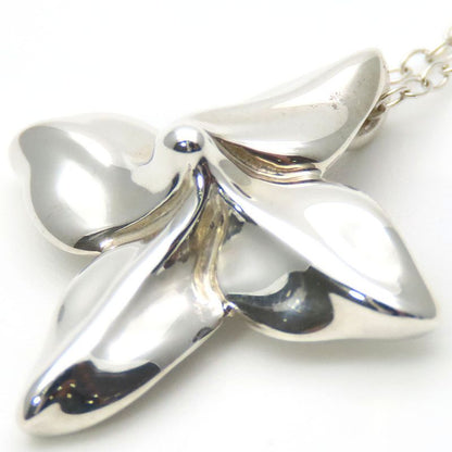Tiffany & Co Necklace Poinsettia 925 Silver Approx 3.48g Silver Accessories