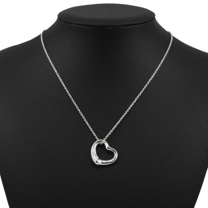 Tiffany & Co Open Heart Elsa Peretti 925 Silver Ladies 6.7g Necklace
