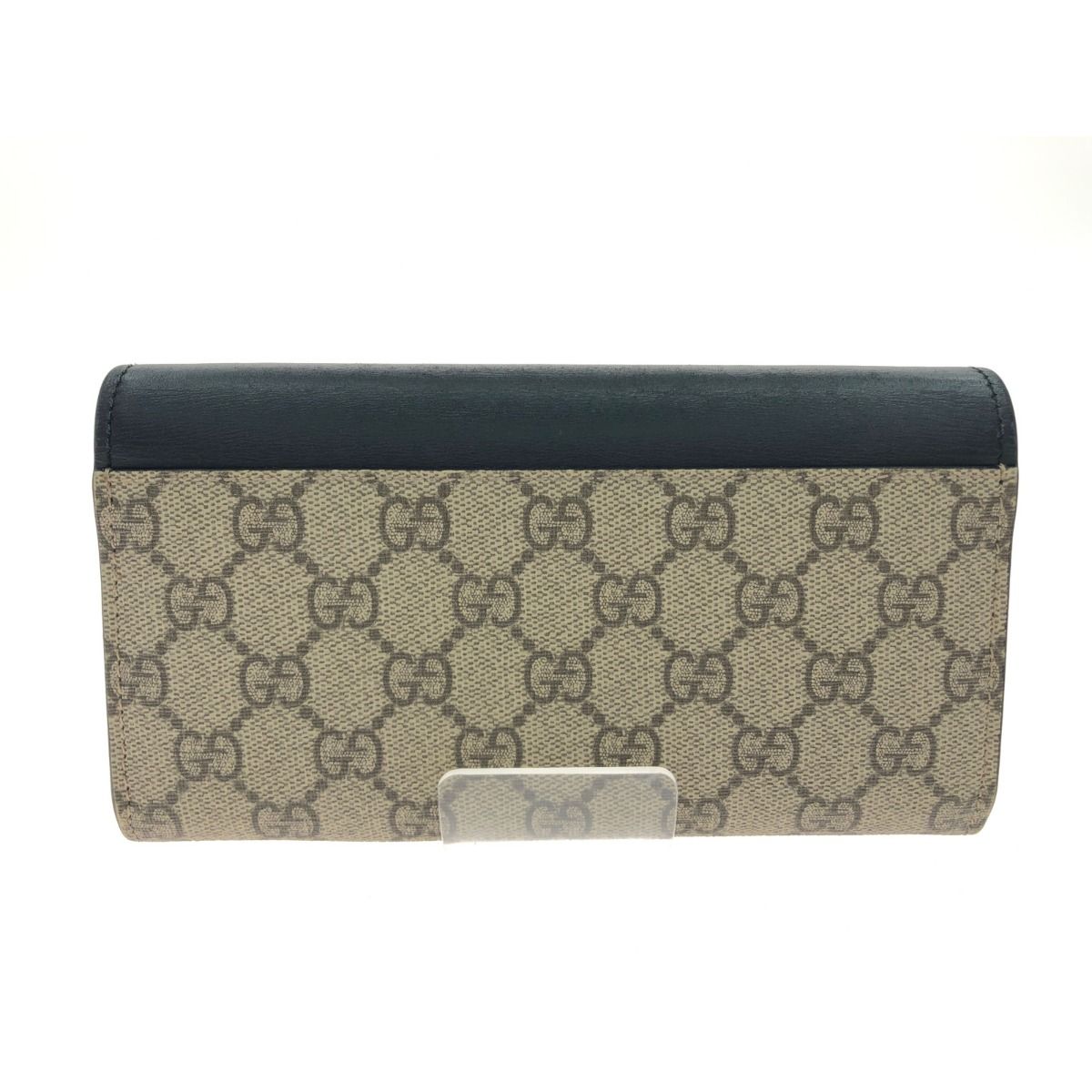 Gucci Unisex Long Wallet GG Supreme Continental Wallet 410100 Beige X