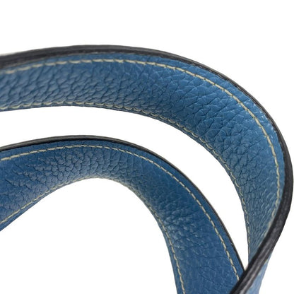 Hermes Handbag Picotin Lock PM Blue Jean Silver Hardware