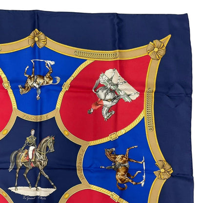 Hermes Carre 90 Scarf le General la Hotte French National Riding School Silk — view 4
