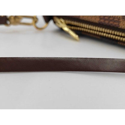 Louis Vuitton Pouch for Papillon 30 Ebene Damier Gold — view 5
