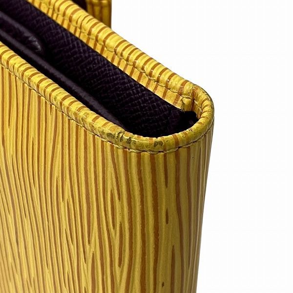 Louis Vuitton Epi Porte Trésor International M6228h Trifold Wallet With Card