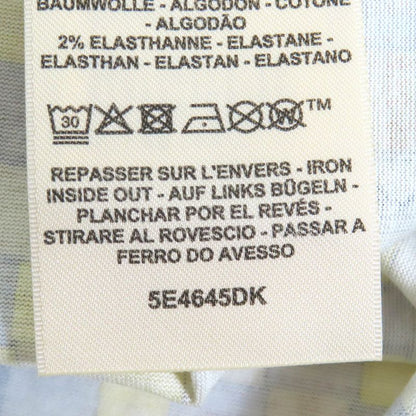 Hermes 25SS 5e4645dkdd34 Bolduc Au Carre Bolduc Check 100% Cotton Crew Neck