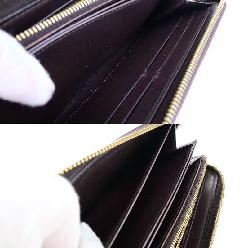 Louis Vuitton Wallet Zippy Wallet Amarante Enamel Leather Vernis M93522 67eb376