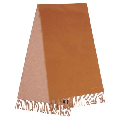 Hermes Scarf Shawl Fringe Cashmere