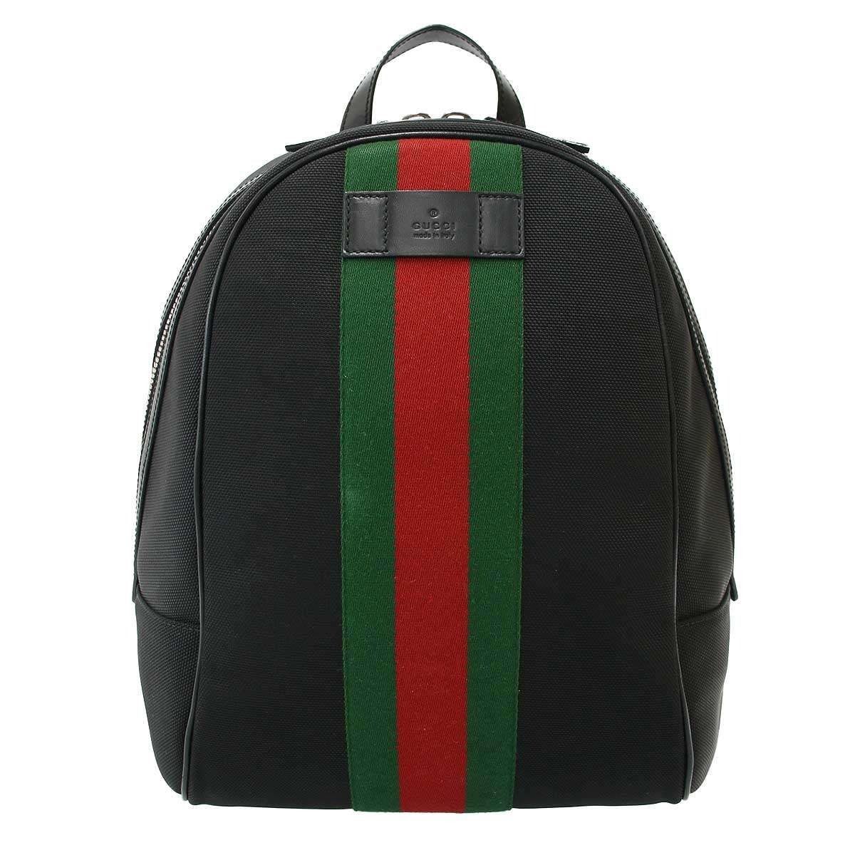 Gucci Sherry Line Canvas Backpack Black