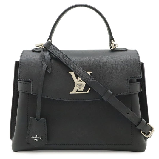 Louis Vuitton Lockme BB 2-Way Shoulder Bag Soft Calf Leather Noir Black