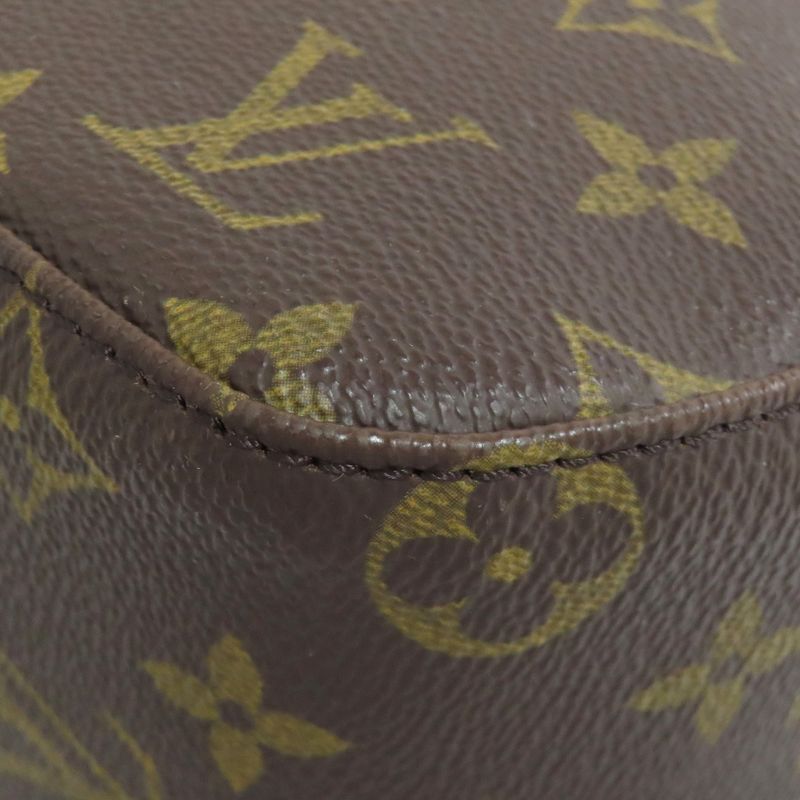 Louis Vuitton M51146 Looping MM Shoulder Bag Monogram Canvas Women