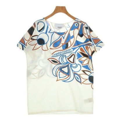 Hermes T-Shirt Cotton White Blue Brown