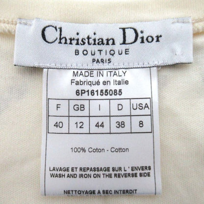 Christian Dior Galliano Period Logo Print Tank Top Sleeveless Cut and Sewn I44