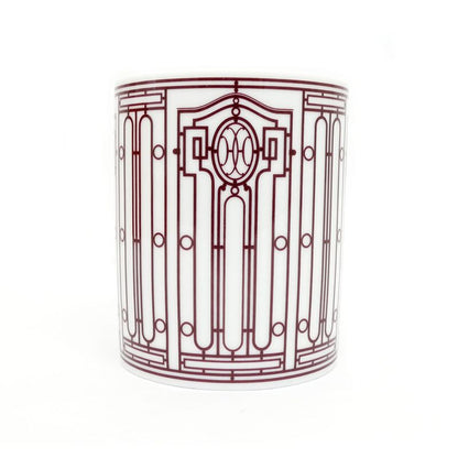 Hermes Mug H DECO Red White Ceramic Tableware Accessories Others