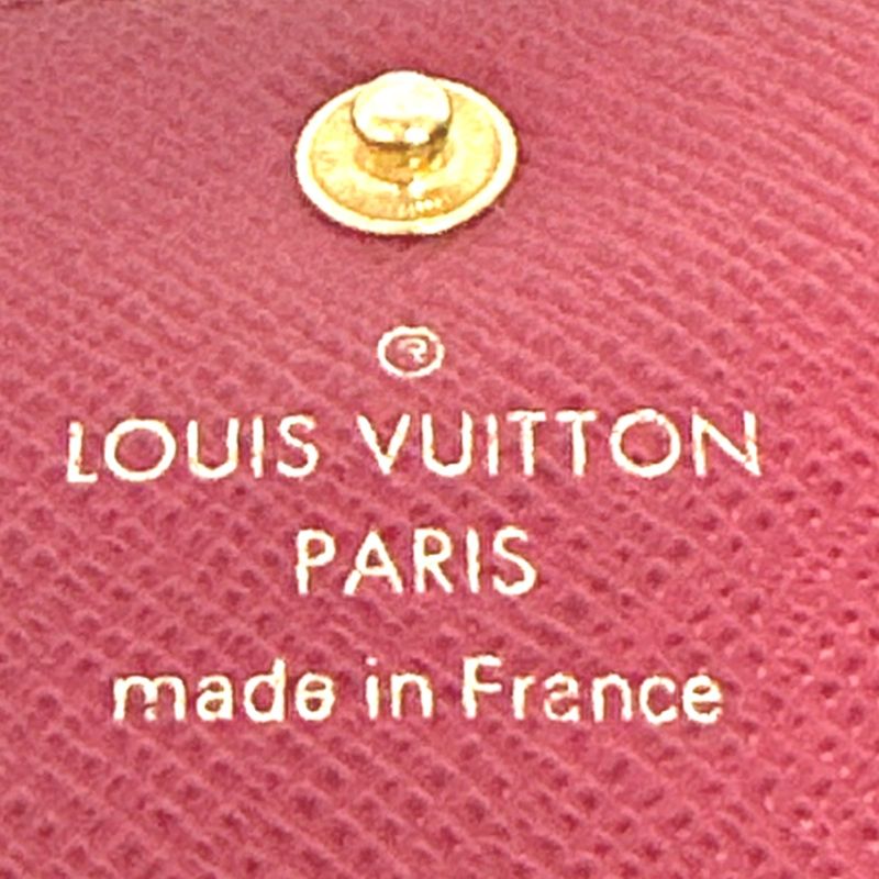 Louis Vuitton M60697 Monogram Fuchsia Portefeuille Emilie Long Wallet Louis